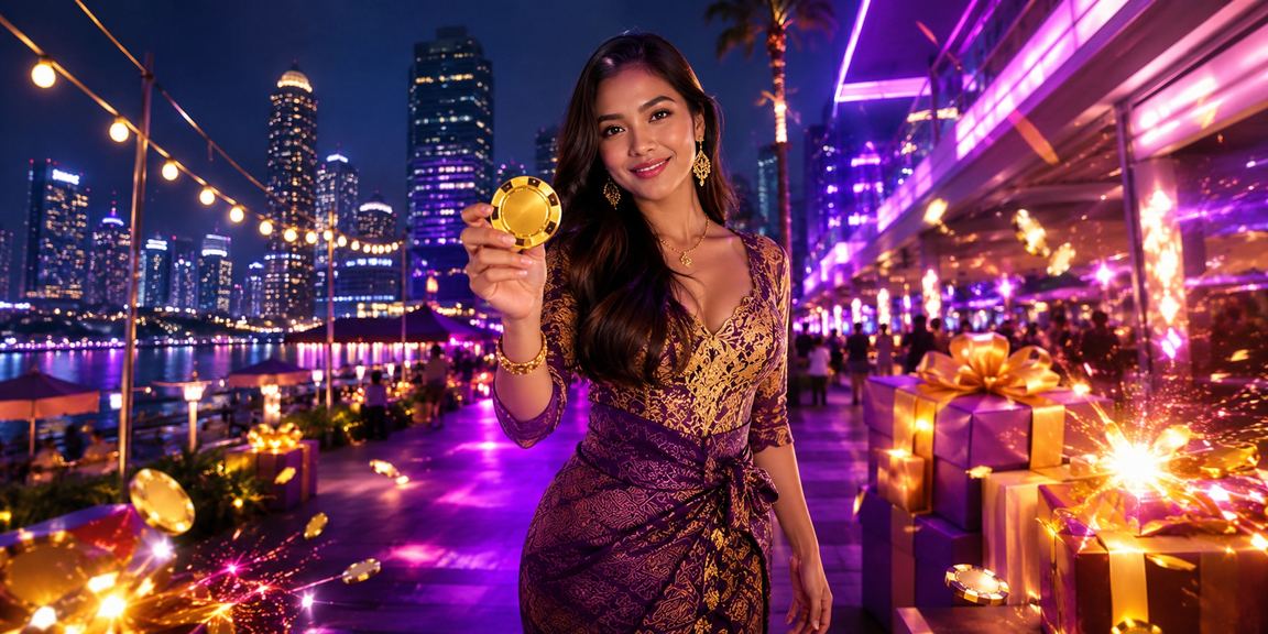 Suasana pasar malam yang ramai dengan aktivitas betting digital menggunakan perangkat mobile